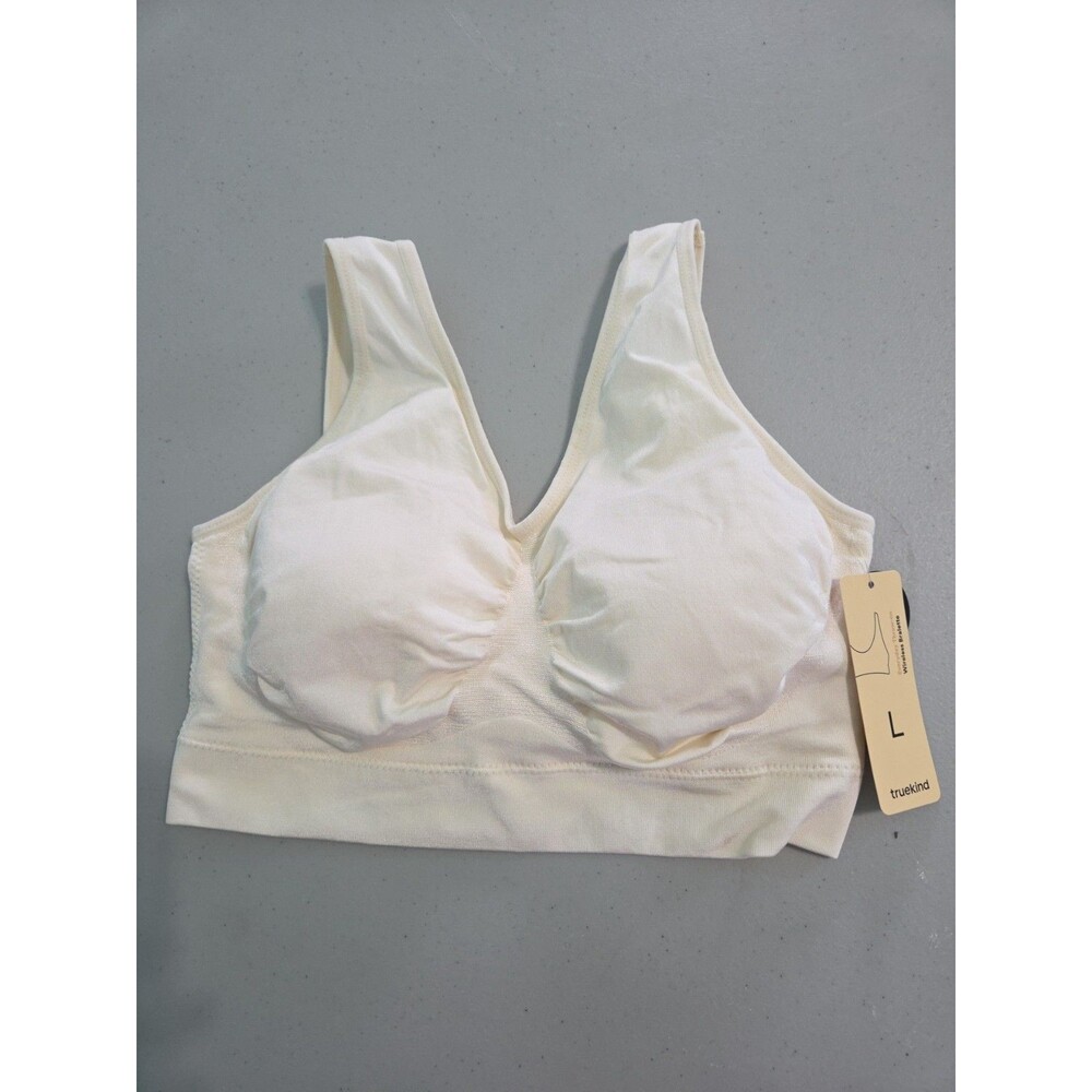 Truekind Everyday Comfort Wireless Bralette Bra large new with tags